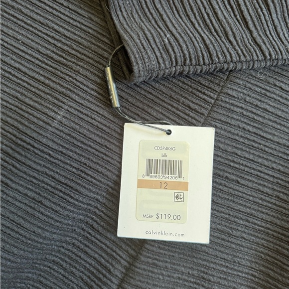 Calvin Klein Elegant Black Long Sleeve Dress - Picture 6 of 10